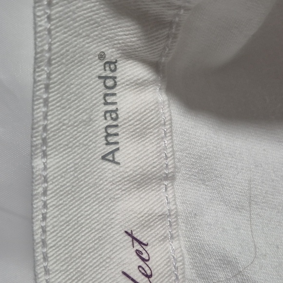 Glorious Vanderbilt Amanda White Stretchy Capris Sz 16W Great condition - Picture 13 of 15